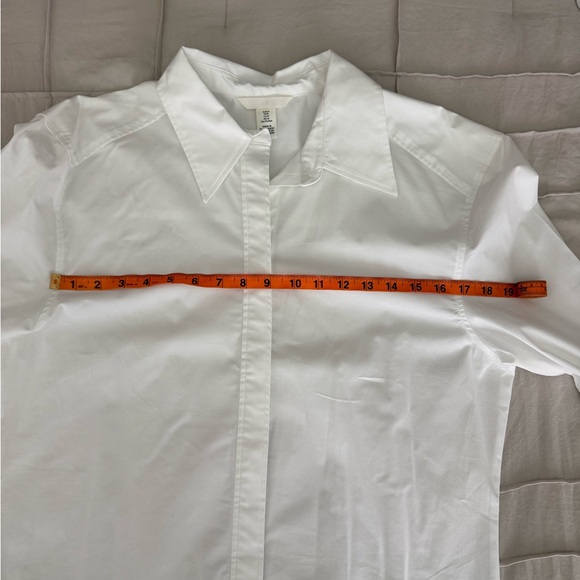H&M White Dress Shirt Classic Formal Attire - Picture 7 of 9